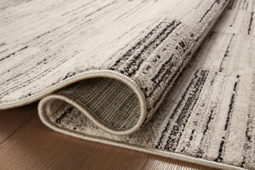 Darby Rug 01 | Charcoal / Sand