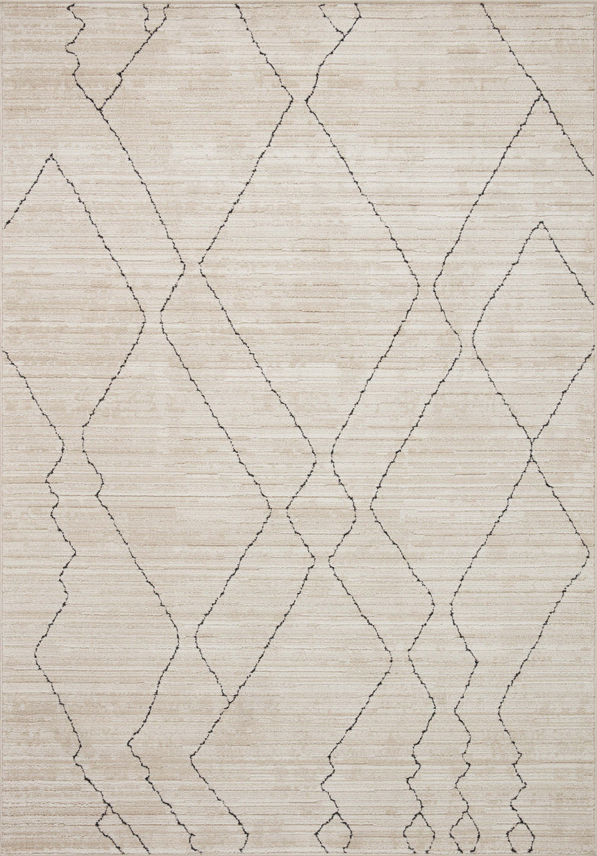 Darby Rug 03 | Sand / Charcoal