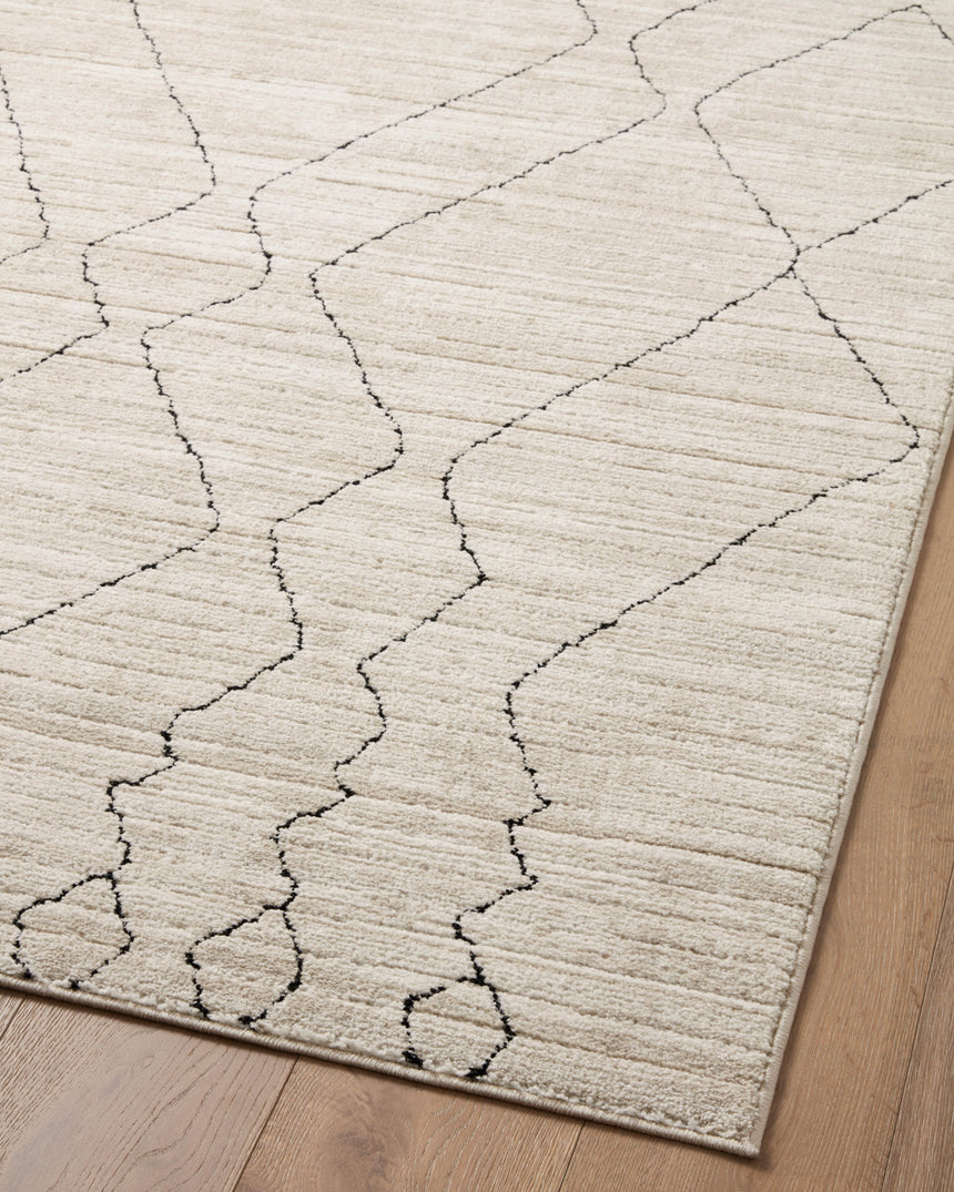 Darby Rug 03 | Sand / Charcoal