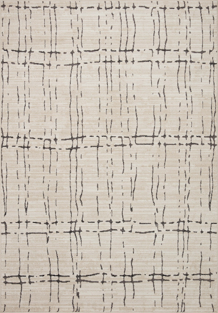 Darby Rug 06 | Sand / Dk. Grey