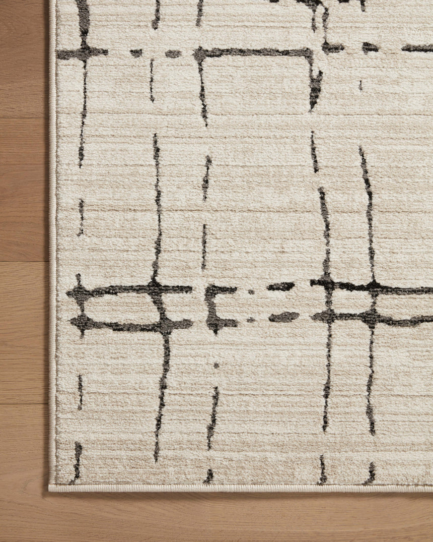 Darby Rug 06 | Sand / Dk. Grey