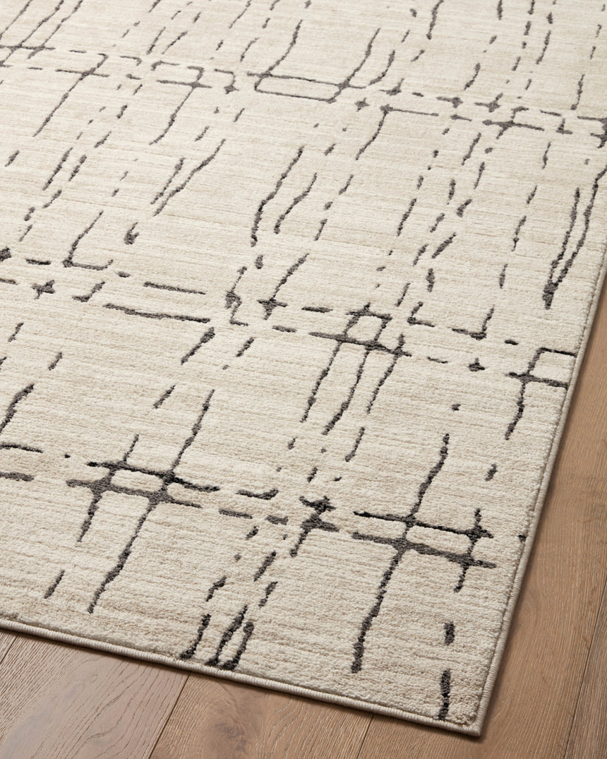 Darby Rug 06 | Sand / Dk. Grey
