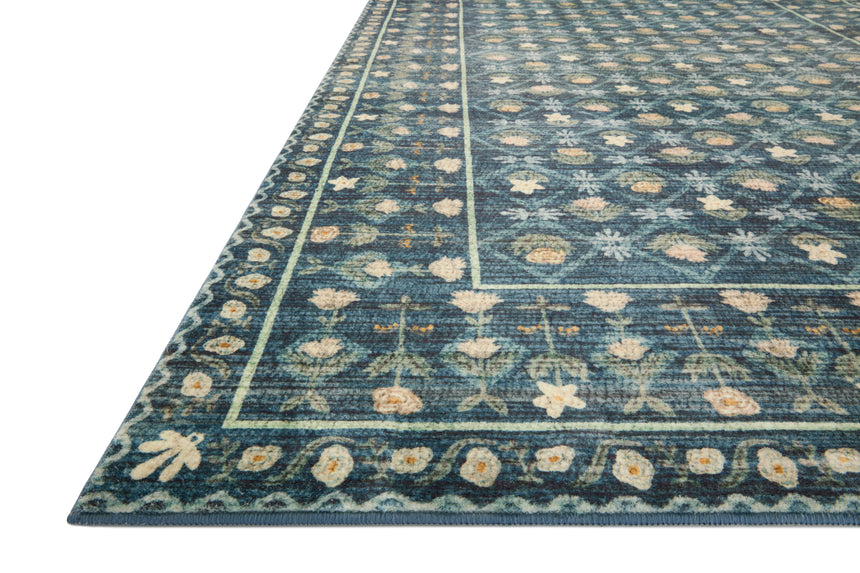 Eden Rug 03 | Lattice Indigo
