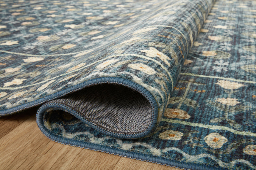 Eden Rug 03 | Lattice Indigo