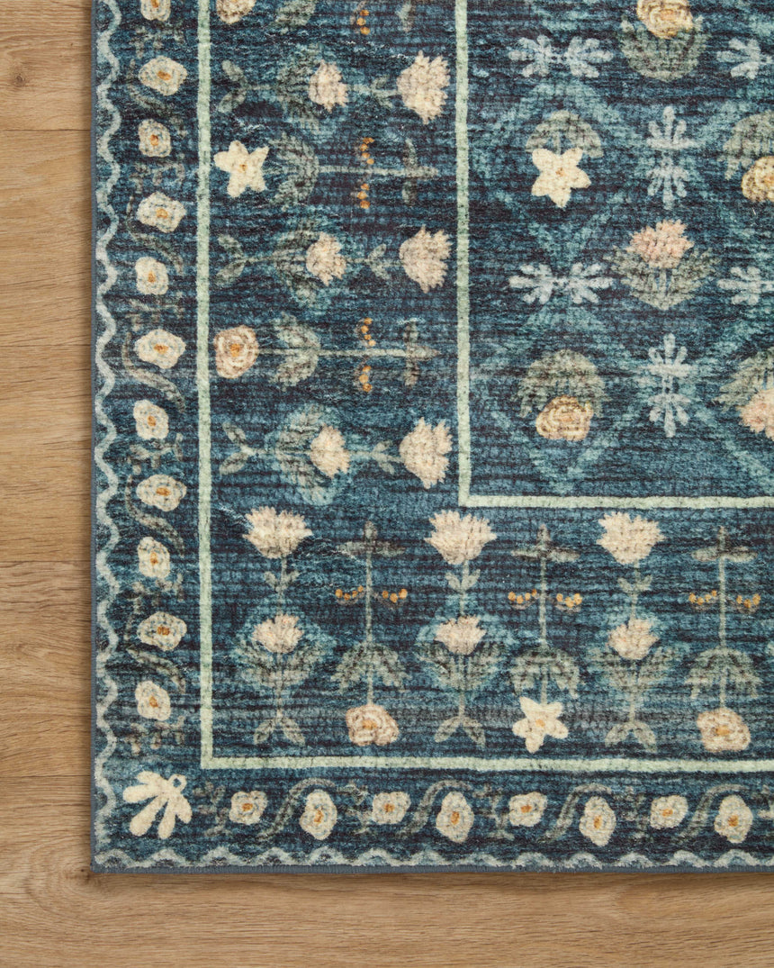 Eden Rug 03 | Lattice Indigo