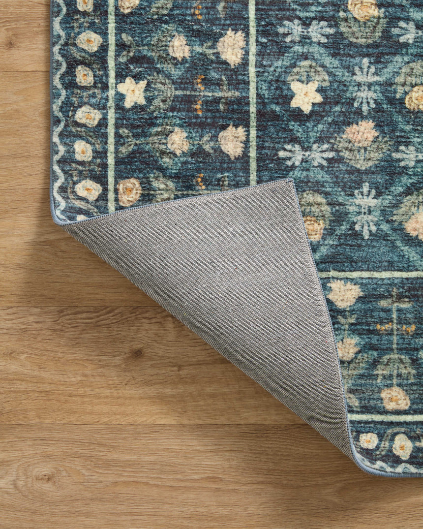 Eden Rug 03 | Lattice Indigo