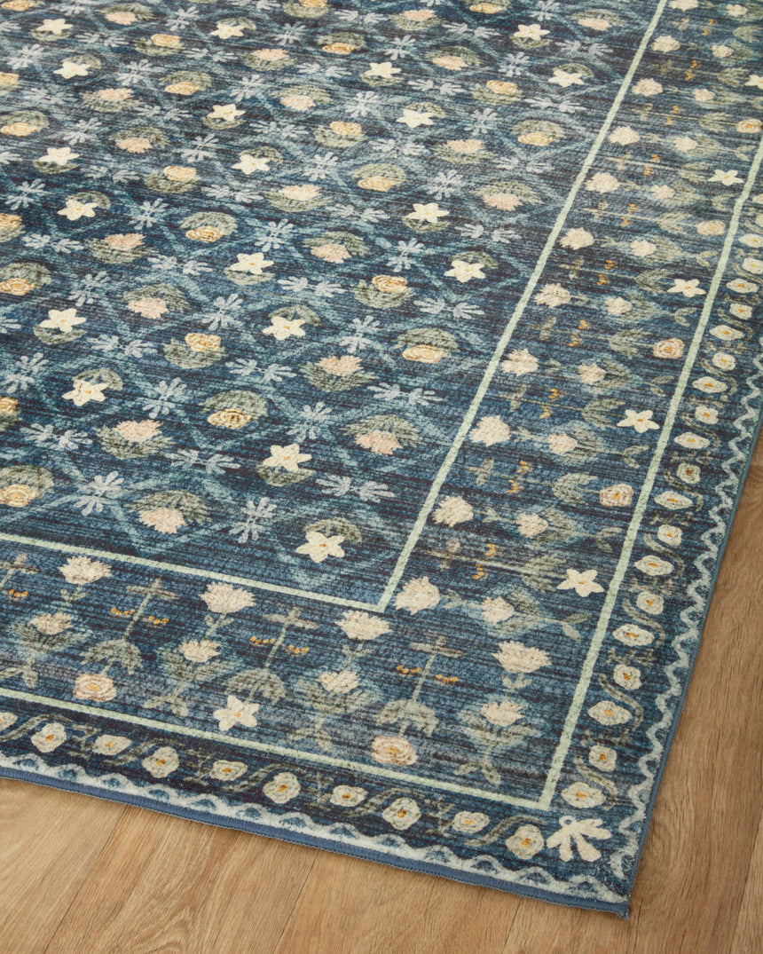 Eden Rug 03 | Lattice Indigo