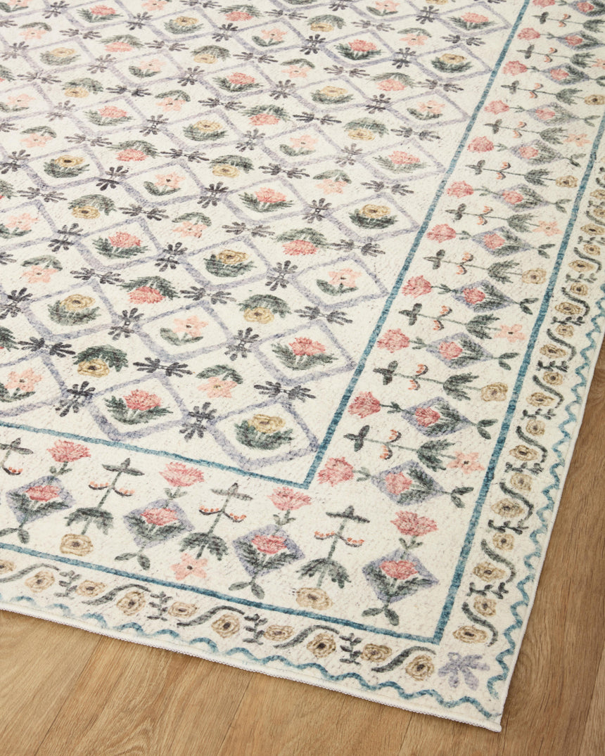 Eden Rug 03 | Lattice Ivory