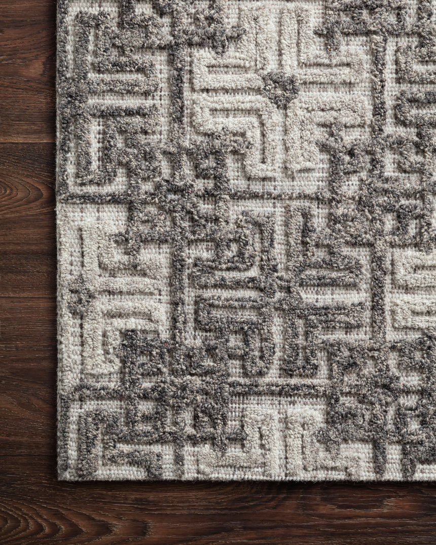 Ehren Rug 01 | Charcoal / Fog