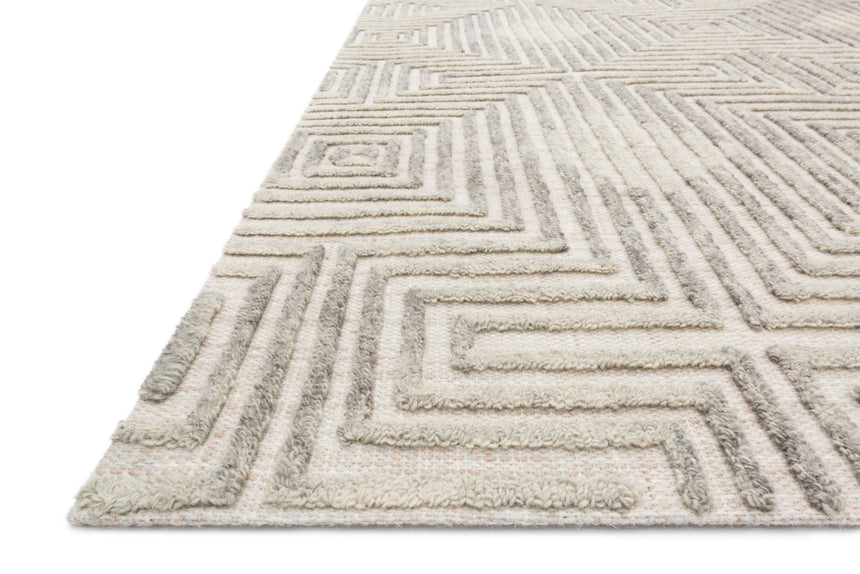 Ehren Rug 02 | Grey / Silver