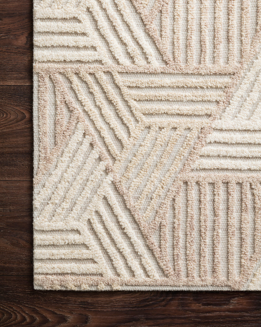 Ehren Rug 04 | Oatmeal / Ivory