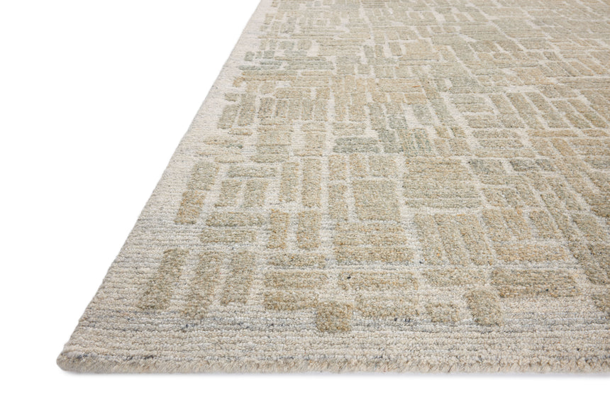 Elias Rug 01 | Pebble / Sage