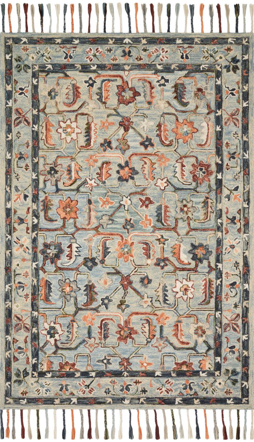 Elka Rug 01 | Sky / Multi