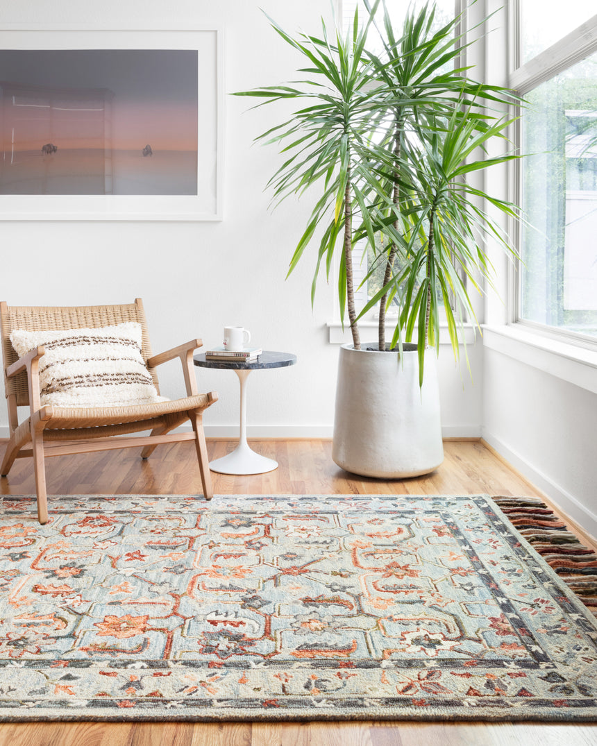 Elka Rug 01 | Sky / Multi
