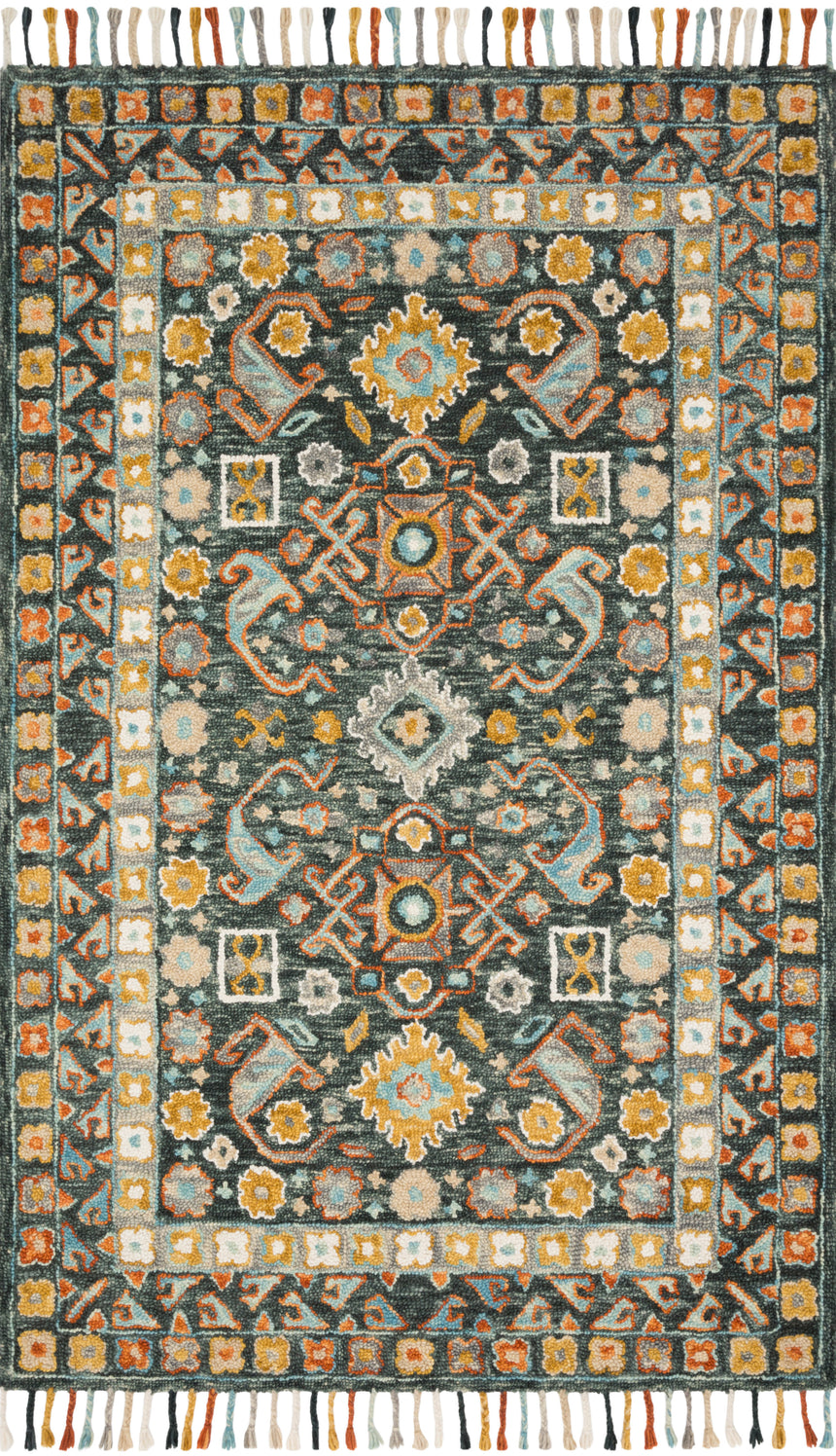 Elka Rug 03 | Denim / Multi