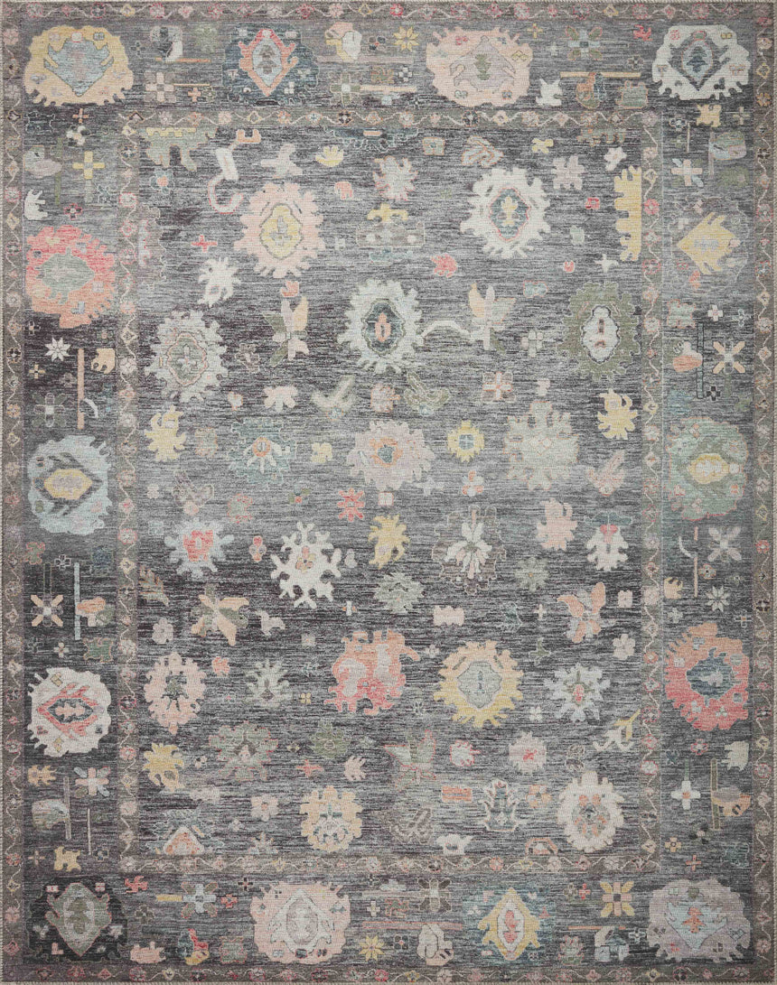 Elysium Rug 03 | Charcoal / Multi