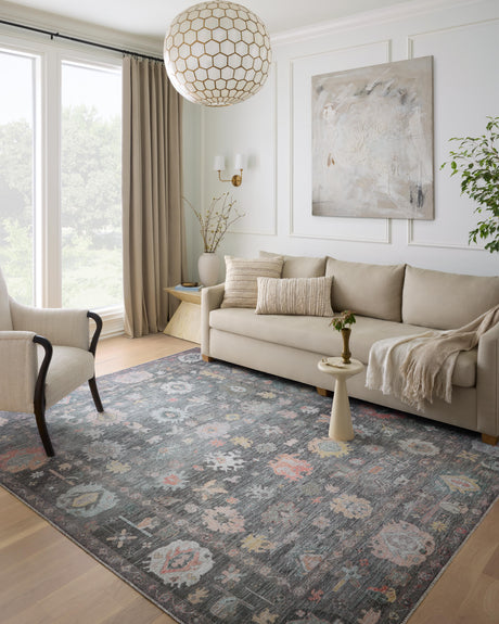 Elysium Rug 03 | Charcoal / Multi