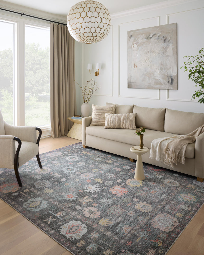 Elysium Rug 03 | Charcoal / Multi