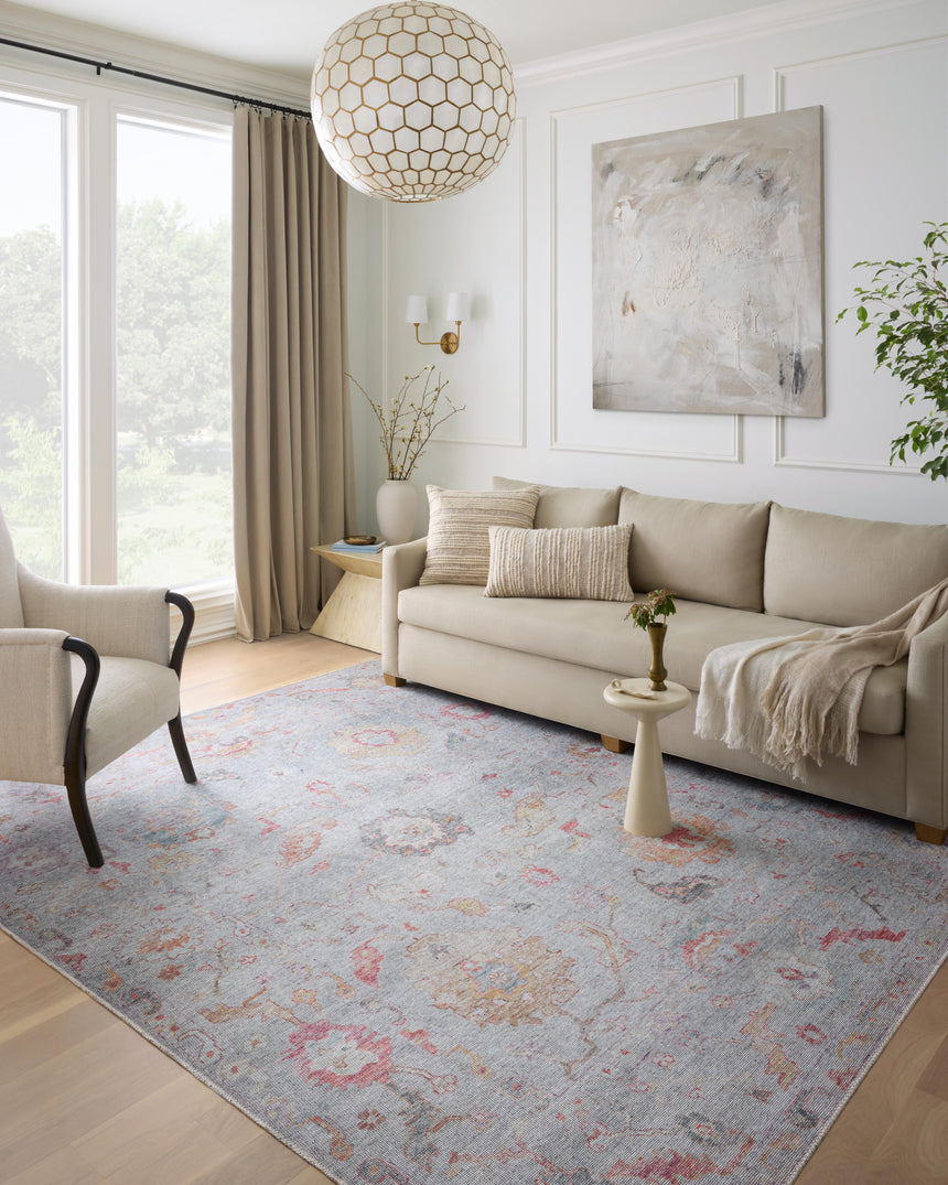 Elysium Rug 04 | Silver / Multi