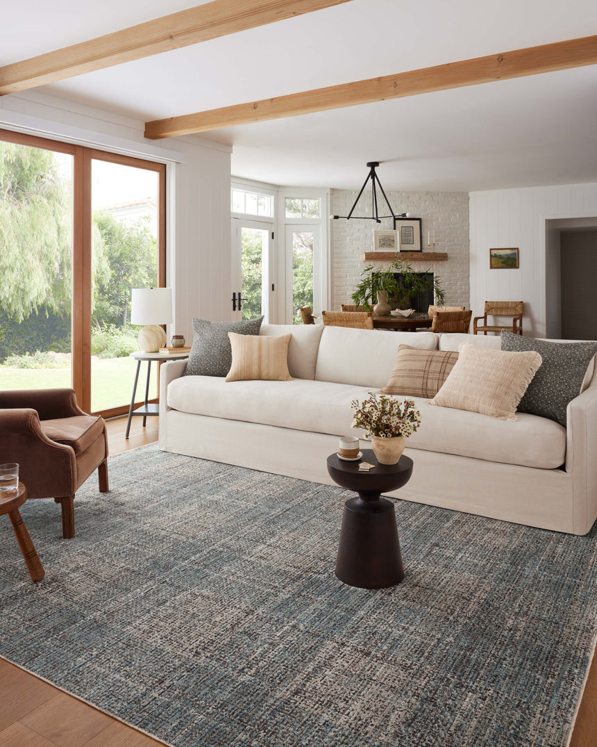 Ember Rug 09 | Denim / Charcoal