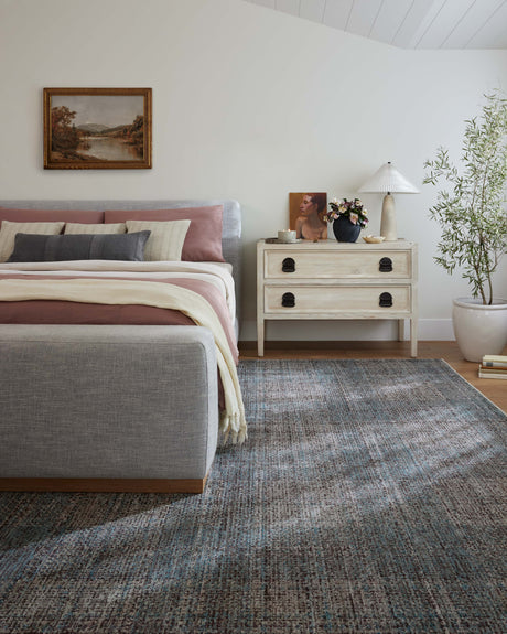 Ember Rug 09 | Denim / Charcoal