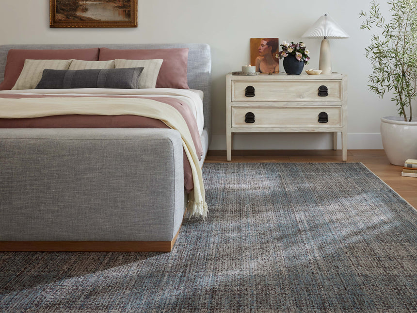 Ember Rug 09 | Denim / Charcoal