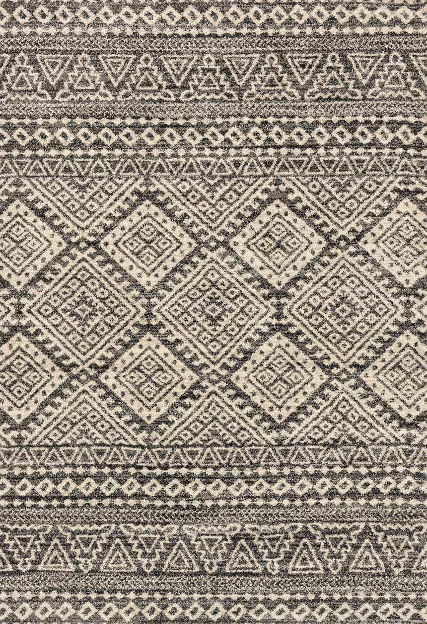 Emory Rug 08 | Graphite / Ivory