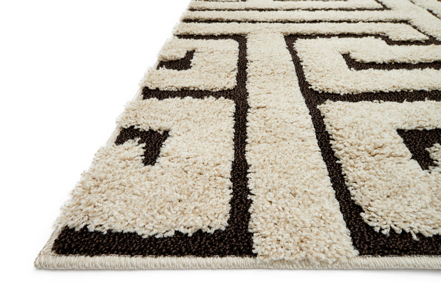 Enchant Rug 28 | Ivory / Dark Brown