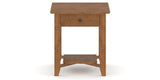 Canadel Accent Rectangular End Table 2422 EJ in Oak Washed, side view