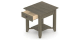 Canadel Accent Rectangular End Table 2422 EJ in 08 Shadow, view from above