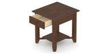 Canadel Accent Rectangular End Table 2422 EJ in 19 Cognac Washed, view from above