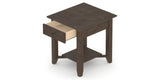 Canadel Accent Rectangular End Table 2422 EJ in 29 Hazelnut Washed, view from above