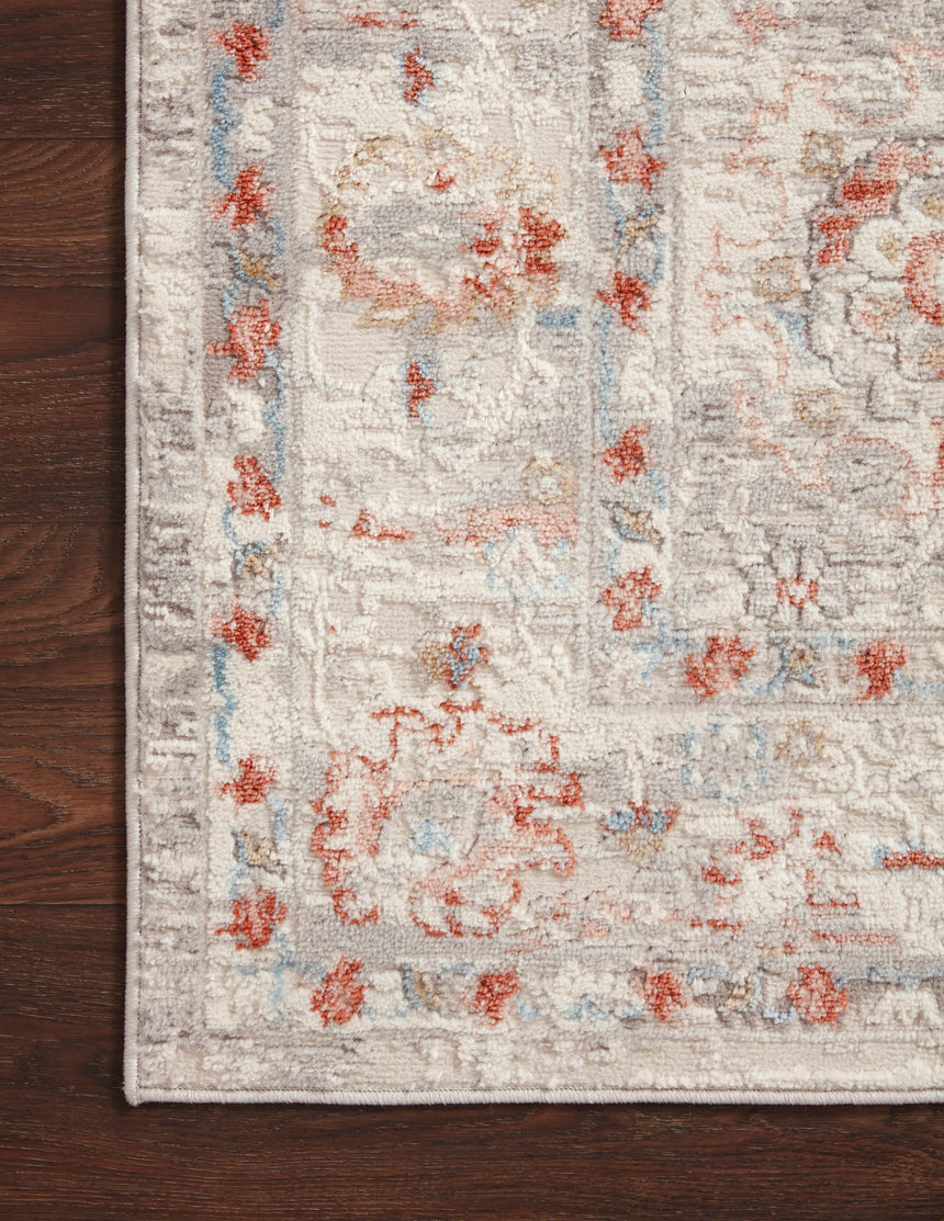 Estelle Rug 01 | Ivory / Rust