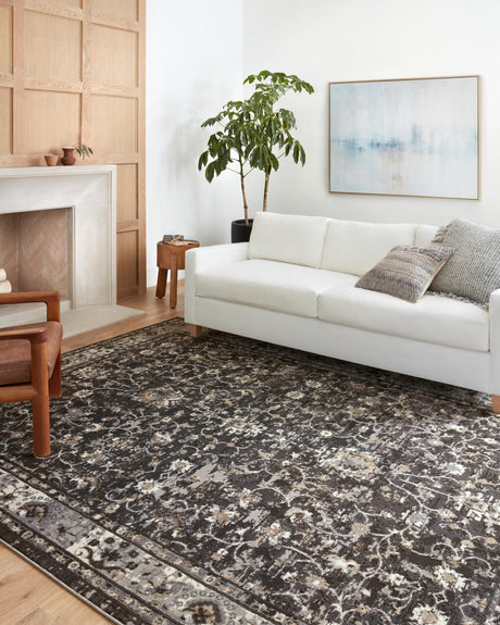 Estelle Rug 02 | Charcoal / Grey