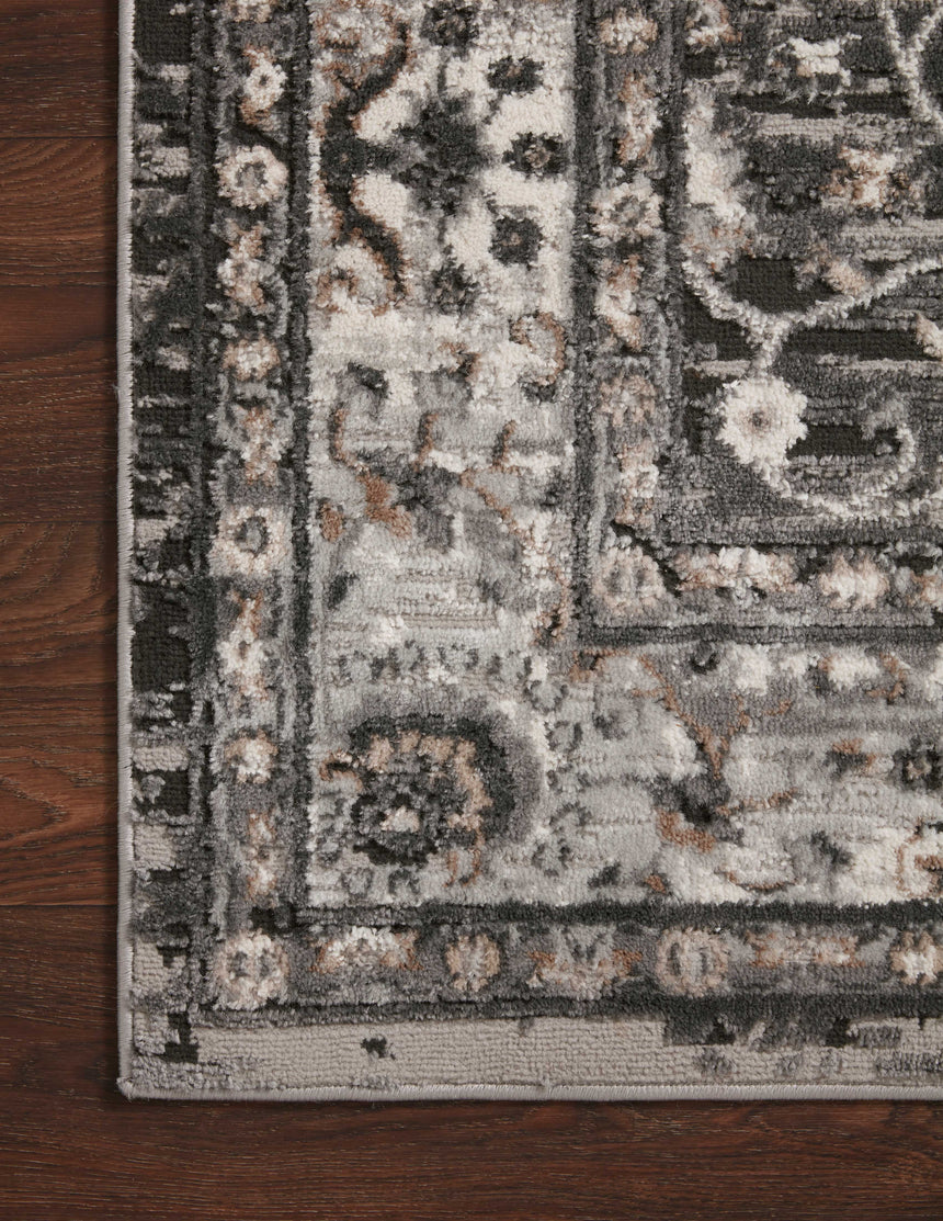 Estelle Rug 02 | Charcoal / Grey