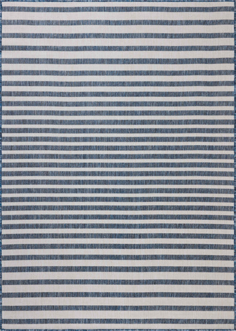 Easton Rug 03 | Denim / Ivory