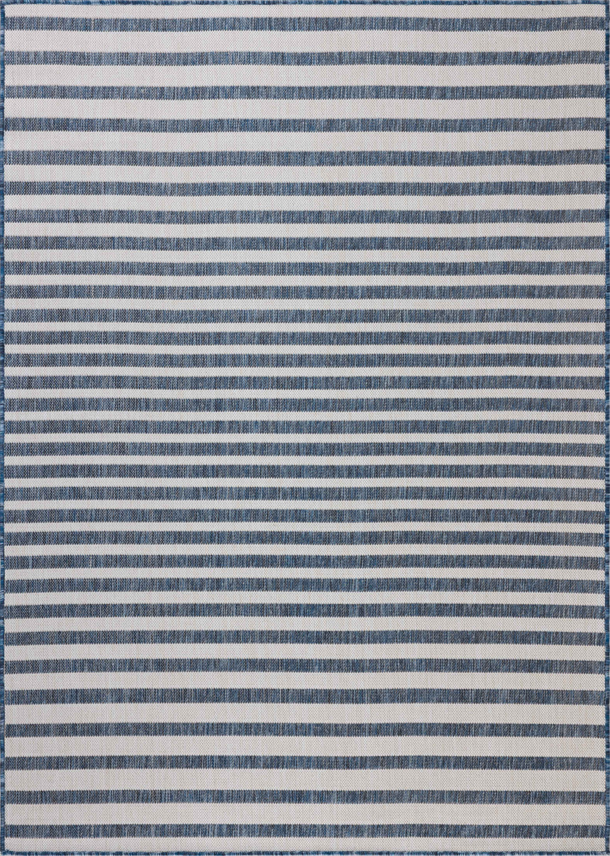 Easton Rug 03 | Denim / Ivory