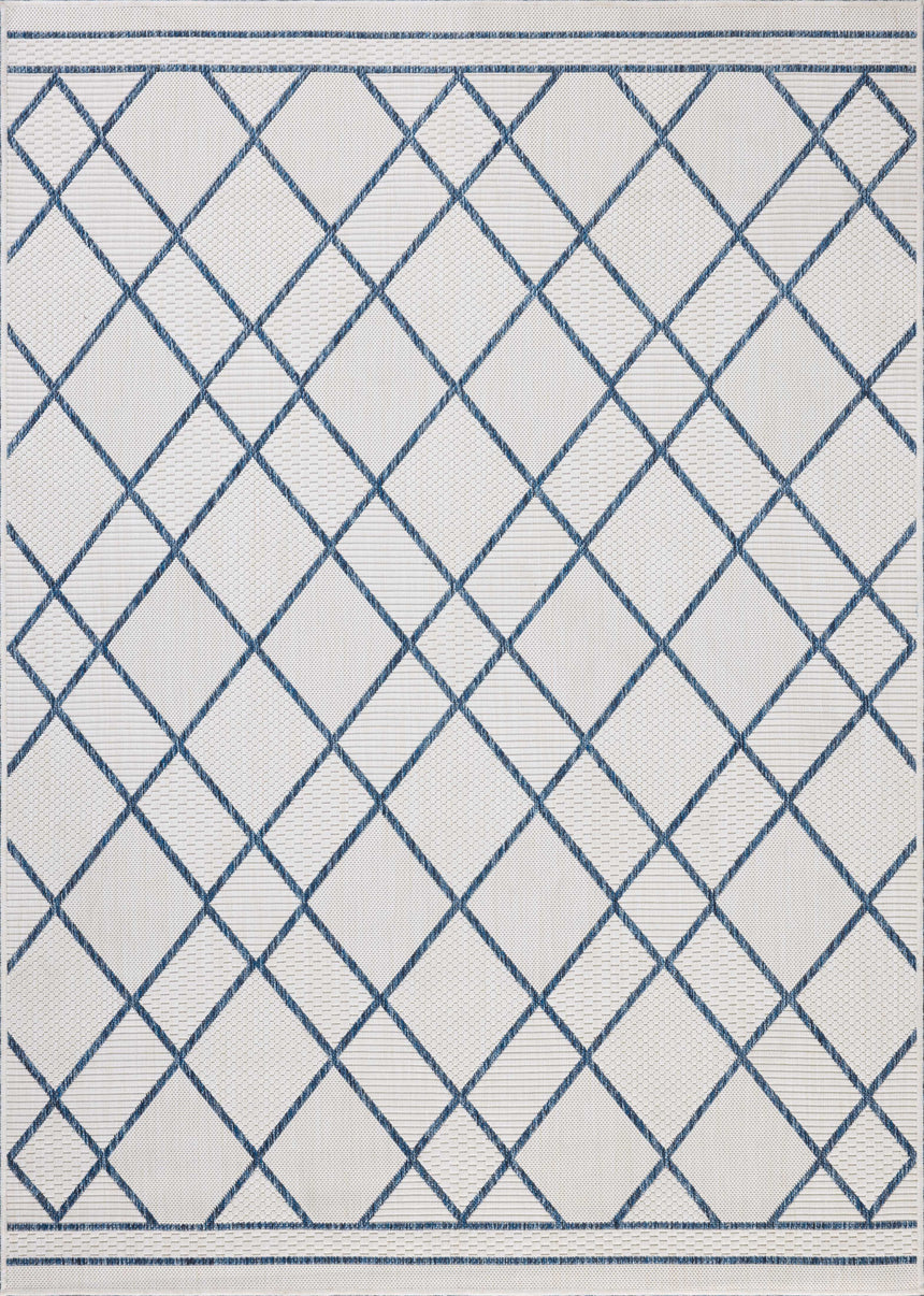 Easton Rug 08 | Ivory / Denim