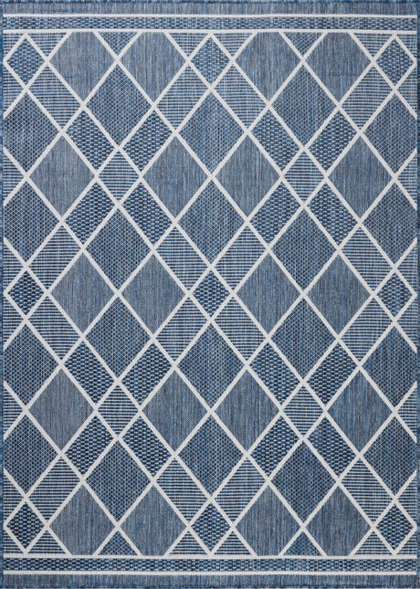 Easton Rug 08 | Ivory / Denim