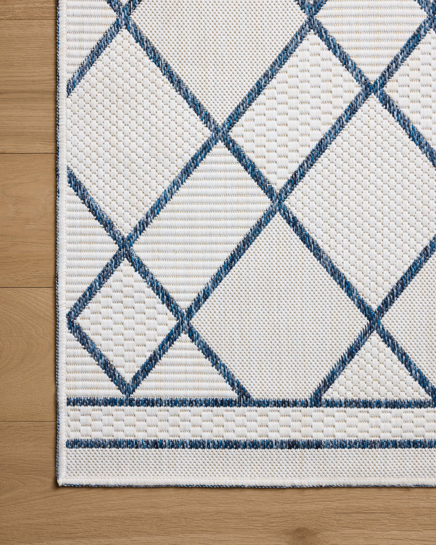 Easton Rug 08 | Ivory / Denim