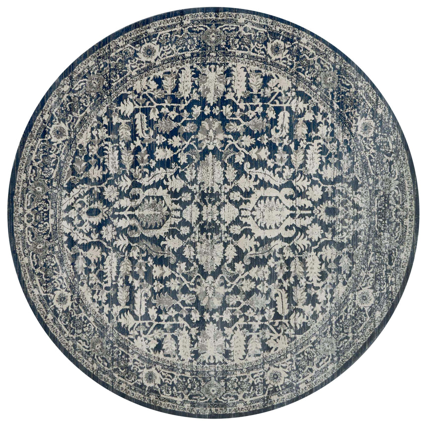 Everly Rug 01 | Indigo / Indigo