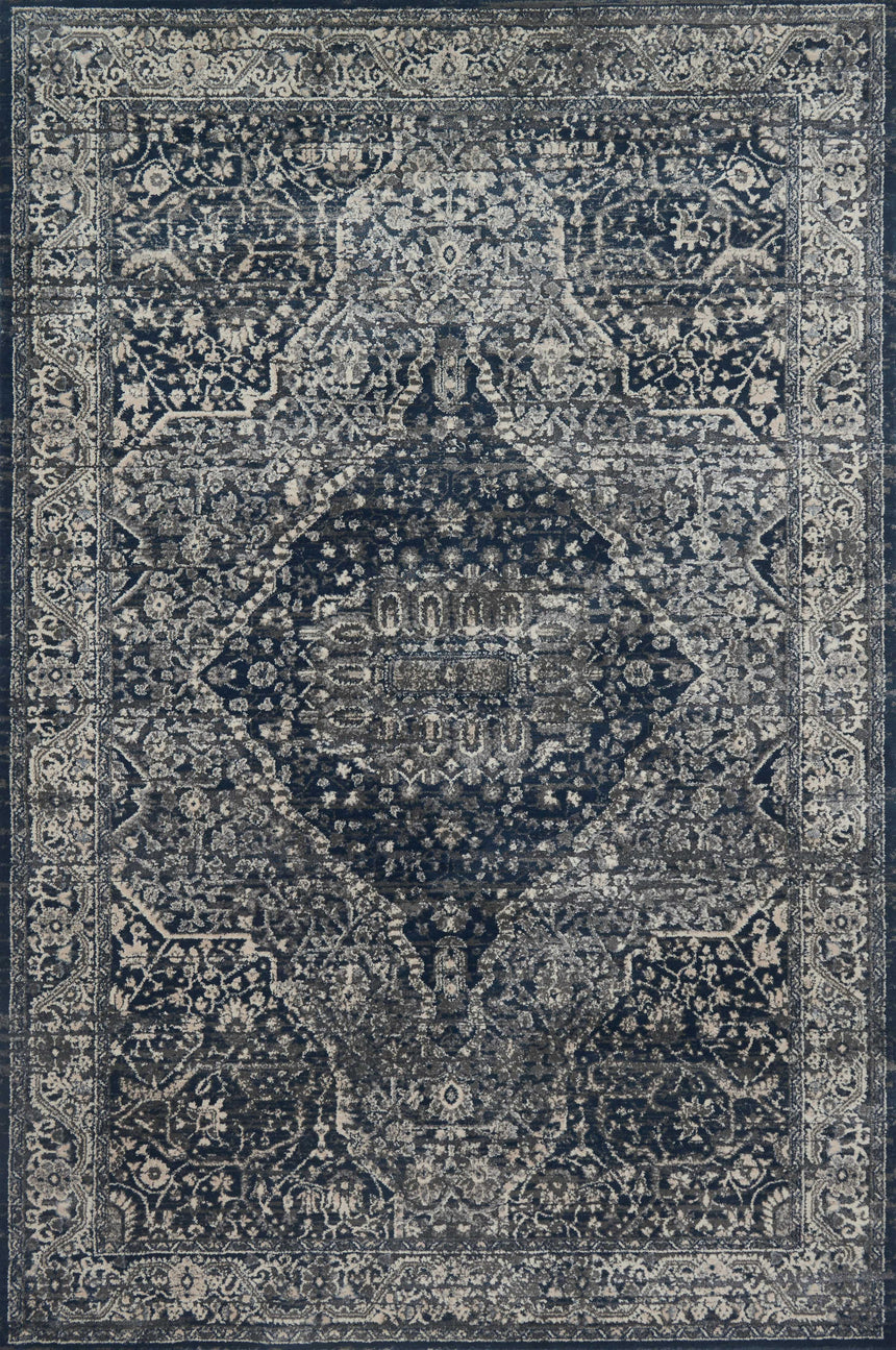 Everly Rug 02 | Grey / Midnight