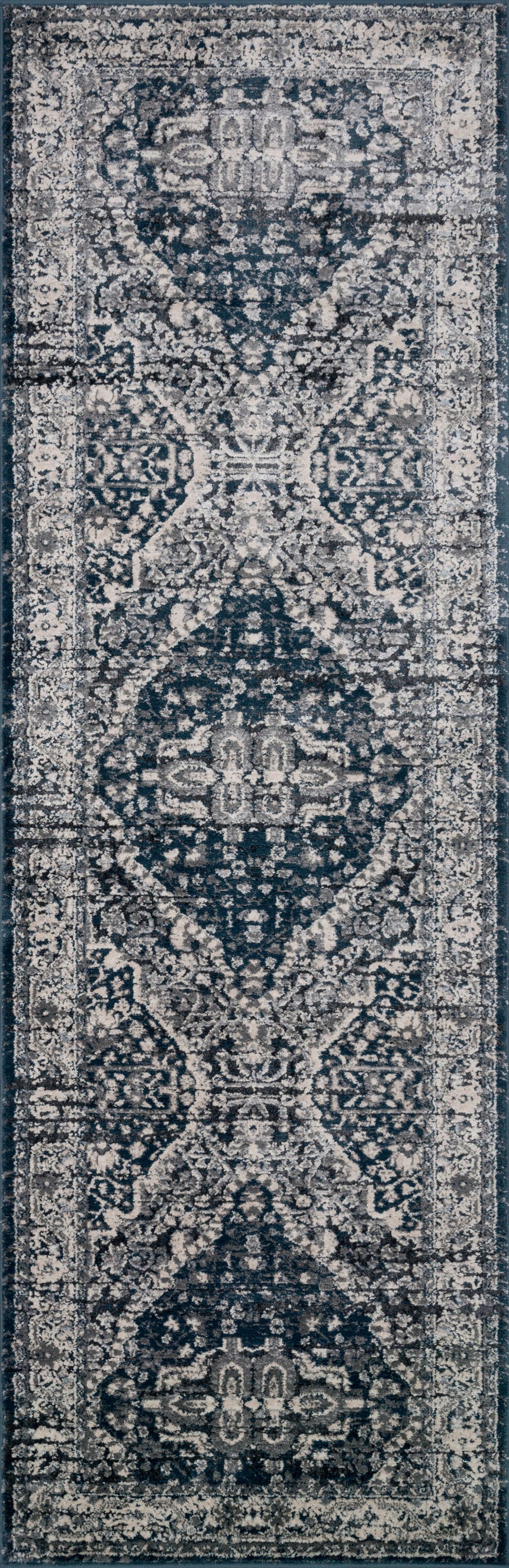 Everly Rug 02 | Grey / Midnight