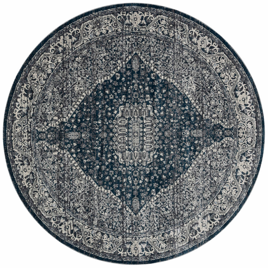 Everly Rug 02 | Grey / Midnight