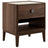 Havana on Walnut with Sand Glass and Charcoal Handles | Mobican Ema Night Table | Valley Ridge Furniture