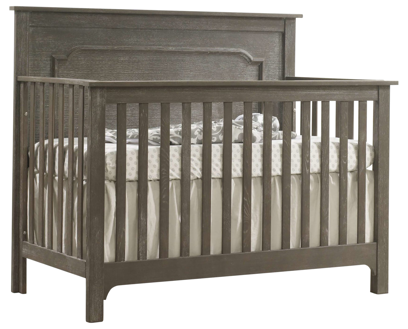 Grigio Brushed Oak | Emerson 5-in-1 Convertible Crib | Valley Ridge Furniture