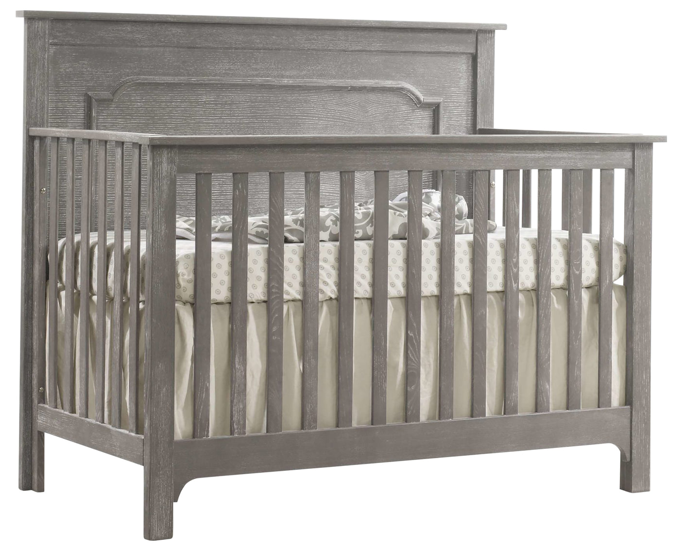 Owl Brushed Oak | Emerson 5-in-1 Convertible Crib | Valley Ridge Furniture