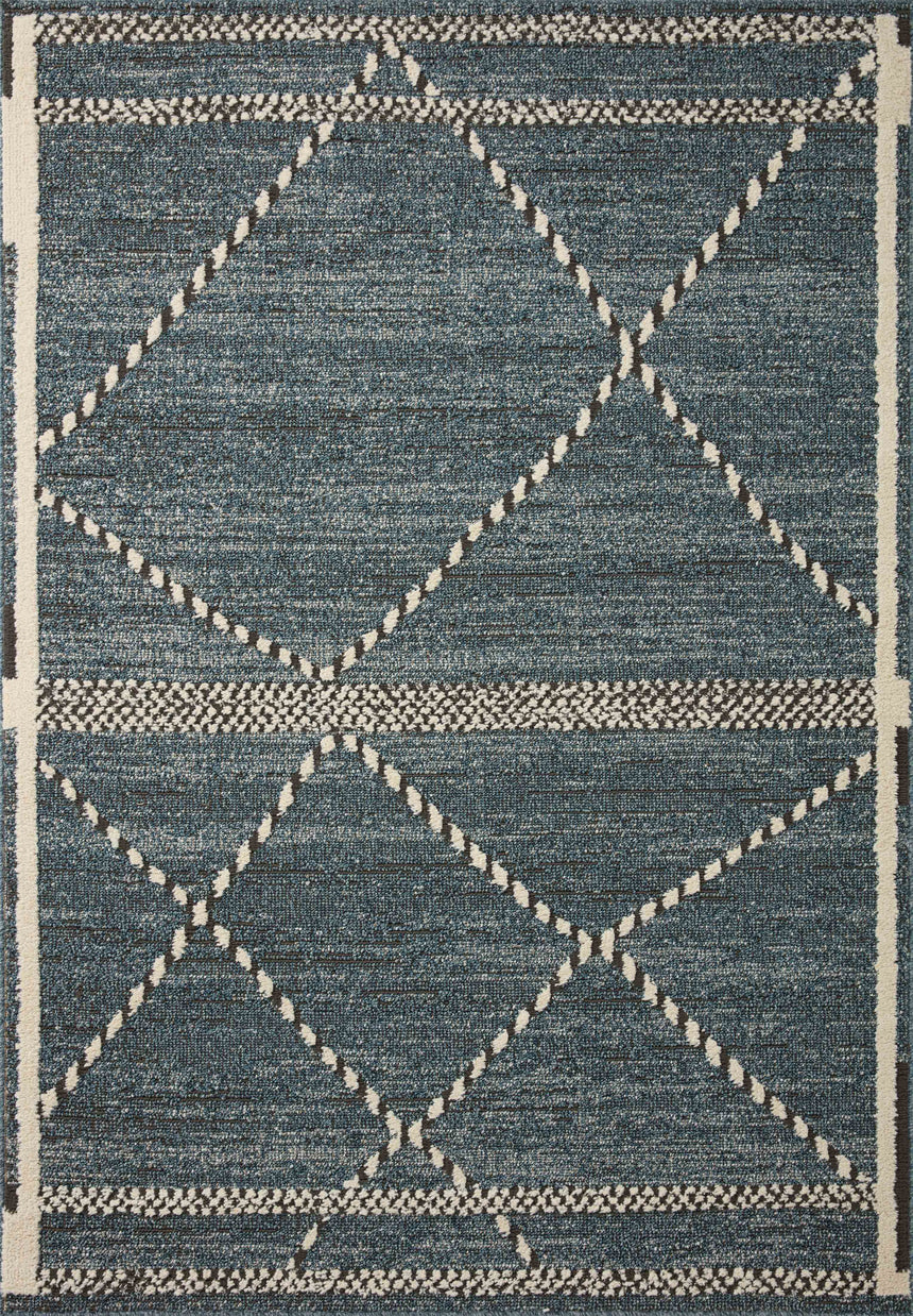 Fabian Rug 01 | Denim / Charcoal