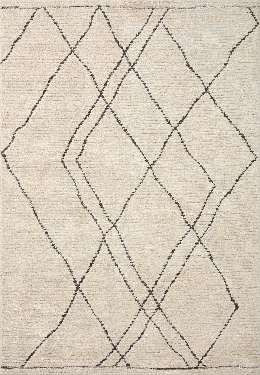 Fabian Rug 02 | Ivory / Charcoal