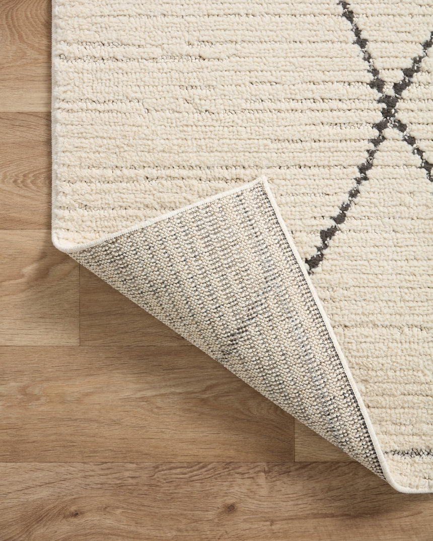 Fabian Rug 02 | Ivory / Charcoal